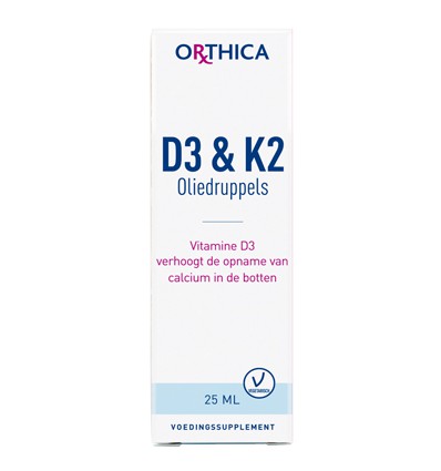 Orthica - D3 & K2 Oliedruppels - 25 ml