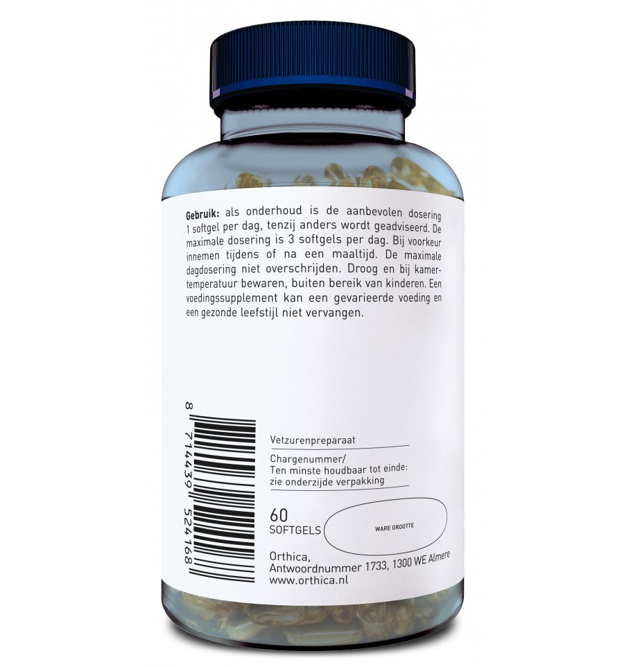Orthica - Omega 3-1000 - 60 softgels