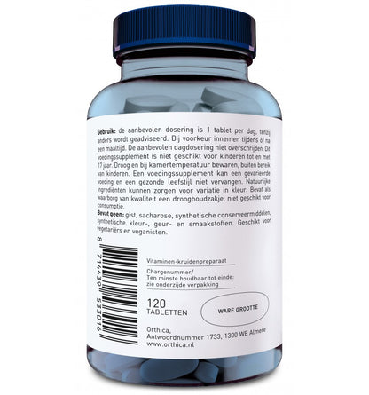 Orthica - Vitamine B 100 SR 120 tabletten