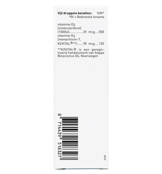 Orthica - D3 & K2 Oliedruppels - 25 ml