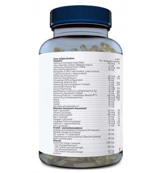 Orthica - Multi 50+  120 softgels