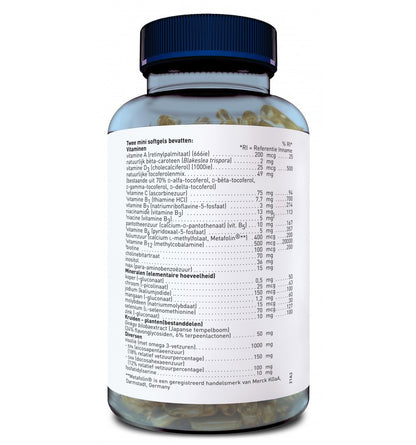 Orthica - Multi 65+ 120 mini softgels