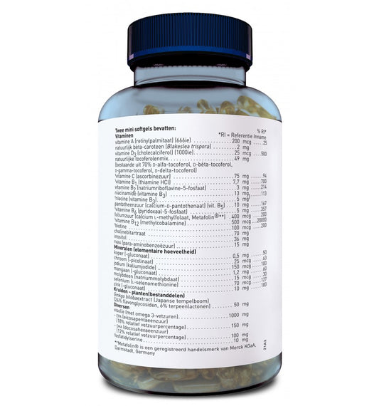 Orthica - Multi 65+ 120 mini softgels