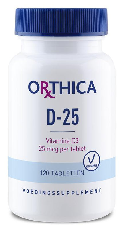 Orthica - Vitamine D-25 - 120 tabletten