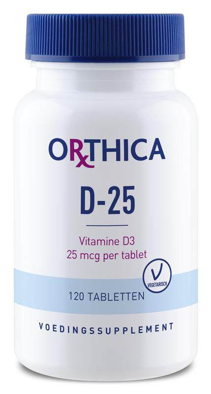 Orthica - Vitamine D-25 - 120 tabletten