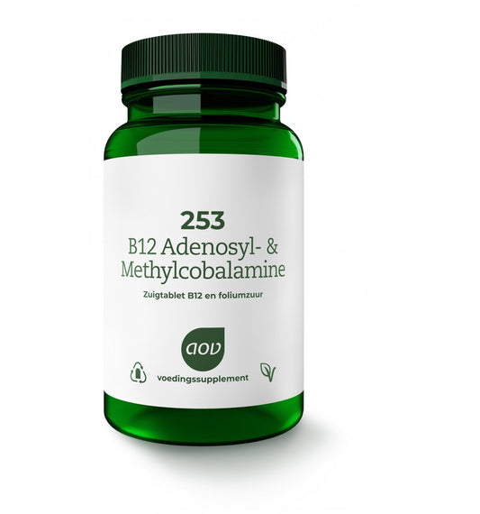 AOV 253 B12 - Adenosyl- & Methylcobalamine - 60 zuigtabletten